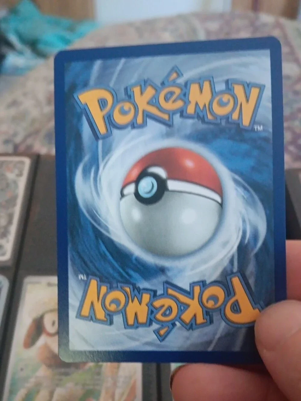 Pokemon Squirtle Trading Card - Blue White